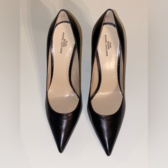 New Marc Jacobs jeweled emerald green “The Pump” diamond shaped heels - Picture 3 of 10